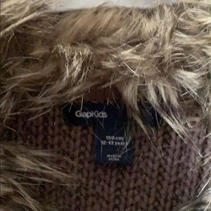 GapKids Faux Fur Sweater